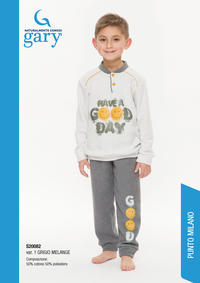 PIGIAMA BAMBINO M/L S20082 Tellini S.r.l. Ingrosso Abbigliamento